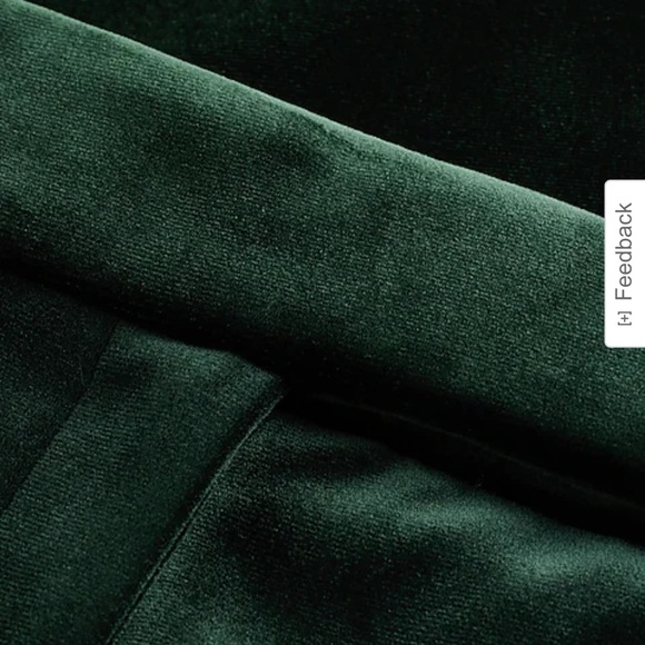 Express Editor Super High Waisted Velvet Flare
Trouser Pant Emerald Green SZ 4R - Picture 2 of 9